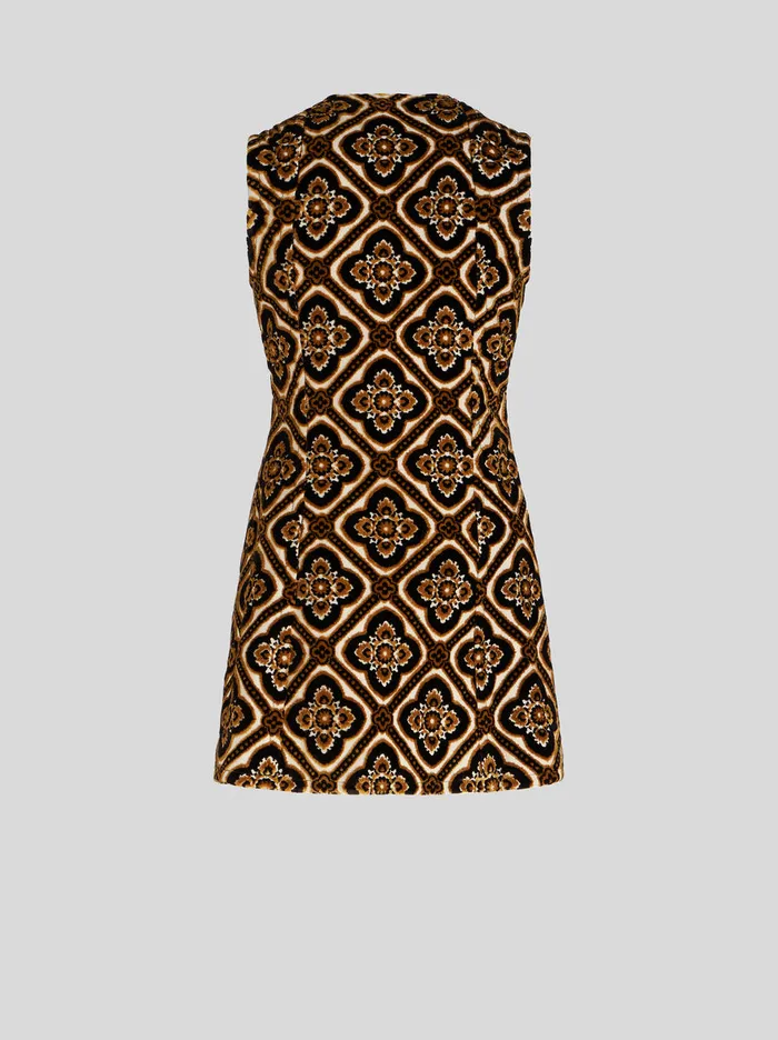 Women Long Velvet Waistcoat Etro Jackets