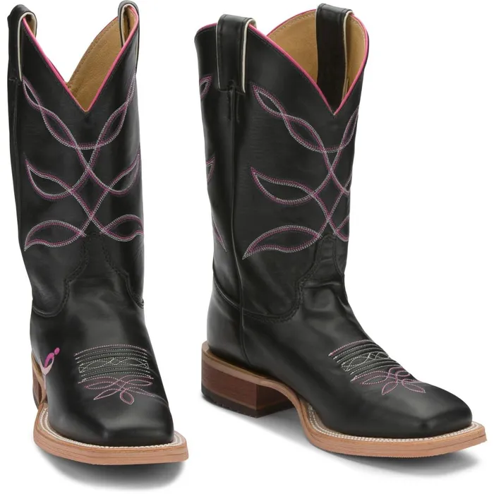 WOMEN Lori 11034 Womens Boot Royal Black Justin Boots Western