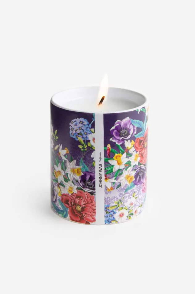 Women Malibu Rose Candle Malibu Rose Johnny Was Home Fragrance