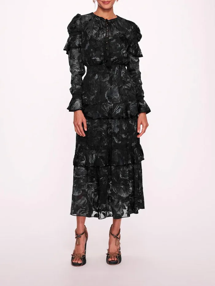 Women Marchesa Dresses Diantha Dress Black