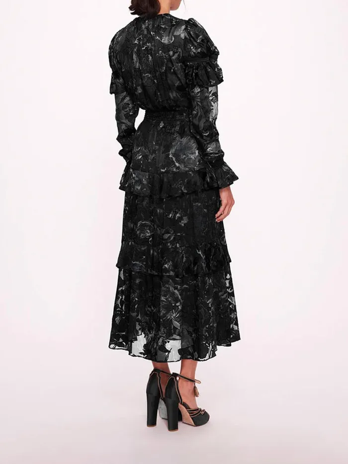 Women Marchesa Dresses Diantha Dress Black
