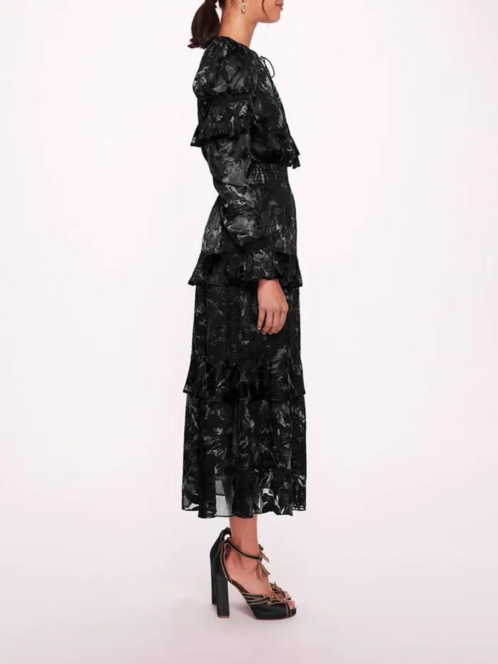 Women Marchesa Dresses Diantha Dress Black