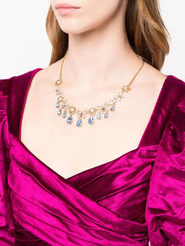 Women Marchesa Jewelry Butterfly Drama Necklace Gold Women Marchesa Jewelry Butterfly Drama Necklace Gold