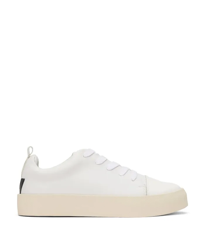Women Marci Vegan Sneakers Whiteblack Matt and Nat Sneakers
