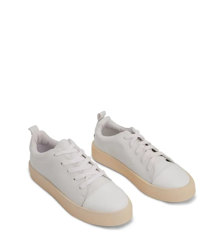 Women Marci Vegan Sneakers Whiteblack Matt and Nat Sneakers