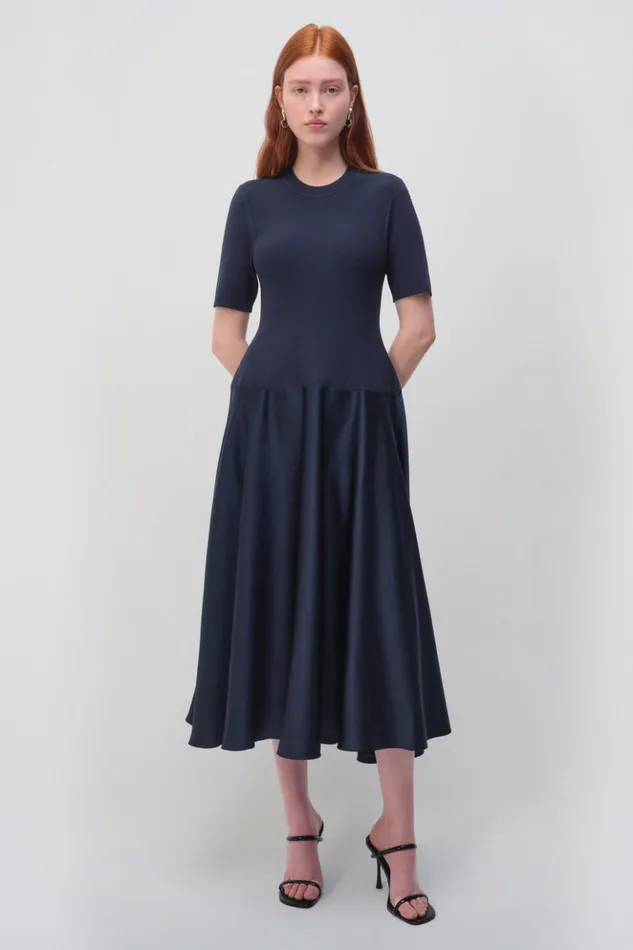Women Marionne Dress Midnight Jonathan Simkhai Dresses and Jumpsuits