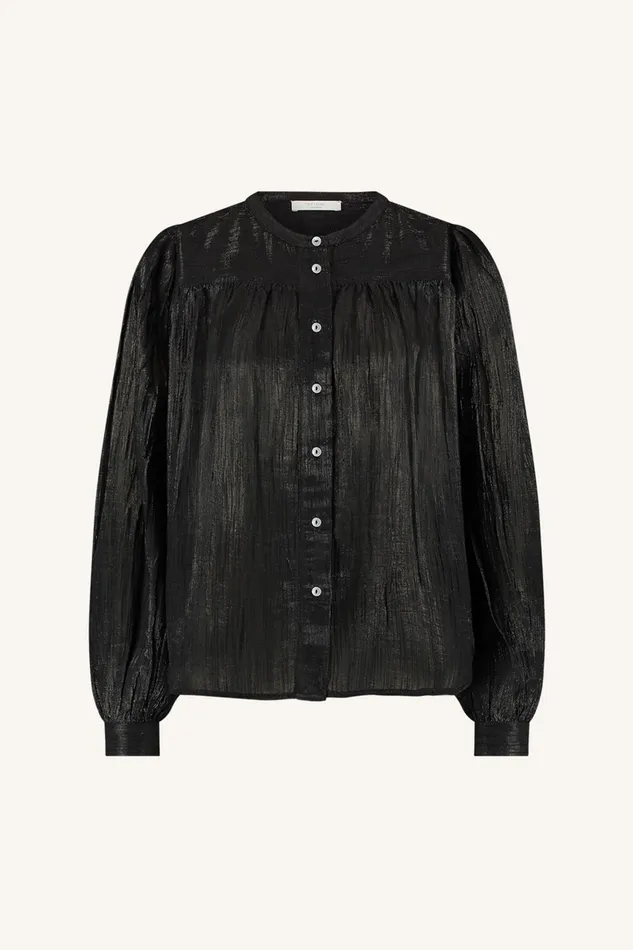 Women Meggie Lurex Blouse Midnight Bybar Blouses