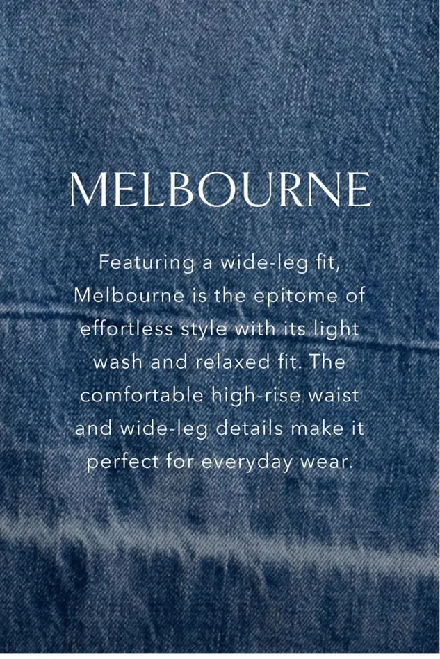 Women MELBOURNE WIDE LEG JEAN Doheny Johnny Was Bottoms