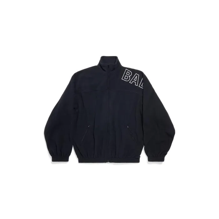 WomenMen Coats and Jackets Balenciaga Outline Tracksuit Jacket In Black
