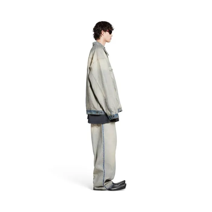 WomenMen Coats and Jackets Balenciaga Oversized Jacket In Blue