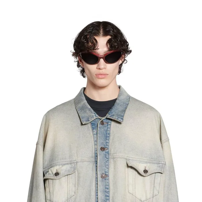 WomenMen Coats and Jackets Balenciaga Oversized Jacket In Blue
