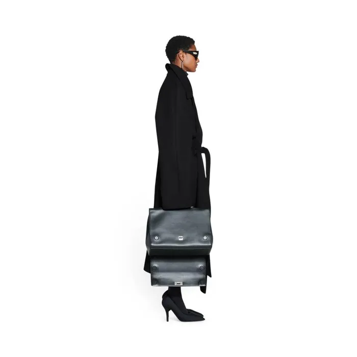 WomenMen Coats and Jackets Balenciaga Raglan Coat In Black