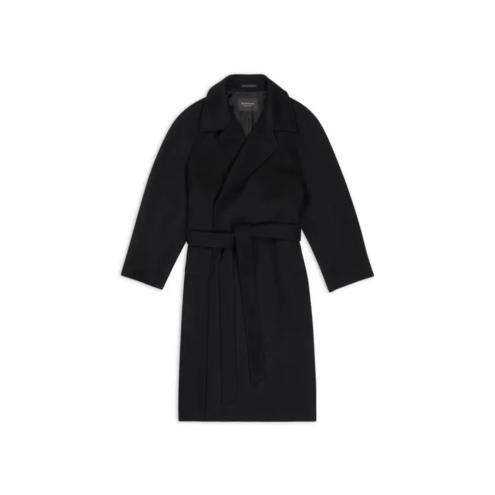 WomenMen Coats and Jackets Balenciaga Raglan Coat In Black