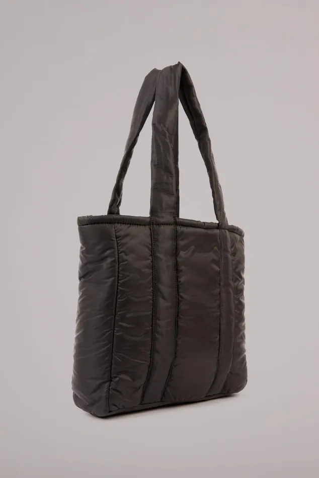 WomenMen Fiorucci Bags Icon Angels Puffer Tote Bag Black WomenMen Fiorucci Bags Icon Angels Puffer Tote Bag Black