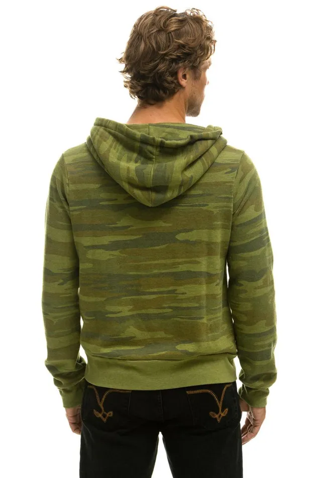 WomenMen Hoodies Aviator Nation 5 Stripe Hoodie 8211 Camo