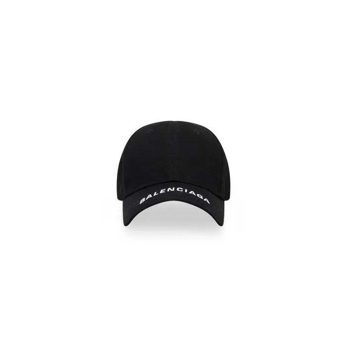 WomenMen Scarves and Caps Balenciaga Logo Visor Cap In Black