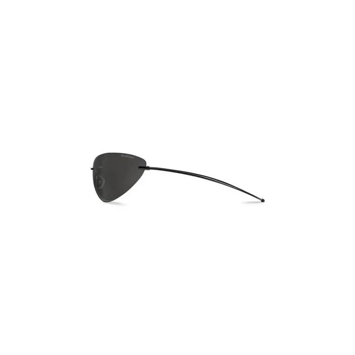 WomenMen Sunglasses Balenciaga Mirage Oval Fashion Accessory In Black