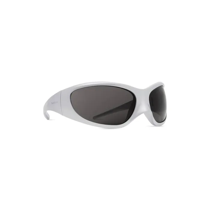 WomenMen Sunglasses Balenciaga Skin Xxl Cat Sunglasses In Silver