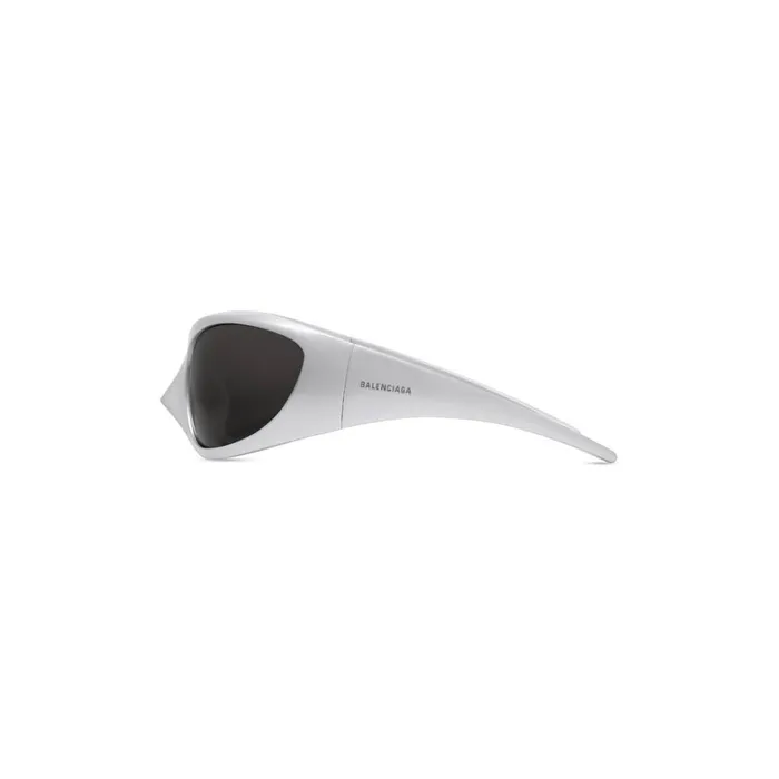 WomenMen Sunglasses Balenciaga Skin Xxl Cat Sunglasses In Silver