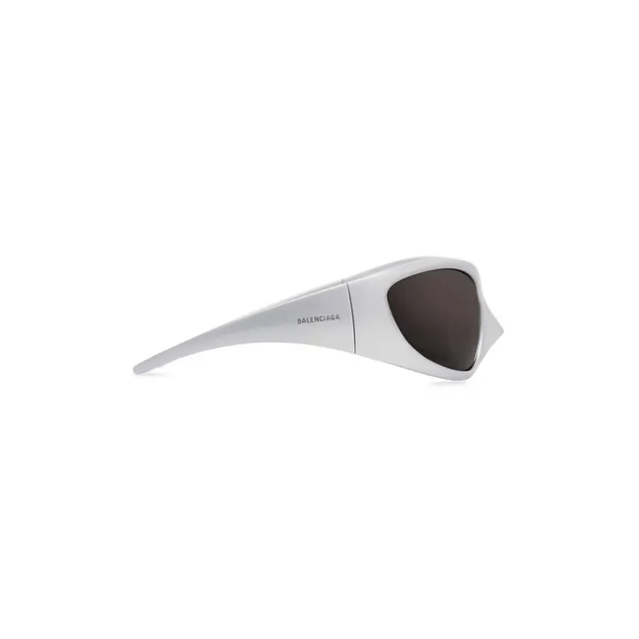WomenMen Sunglasses Balenciaga Skin Xxl Cat Sunglasses In Silver