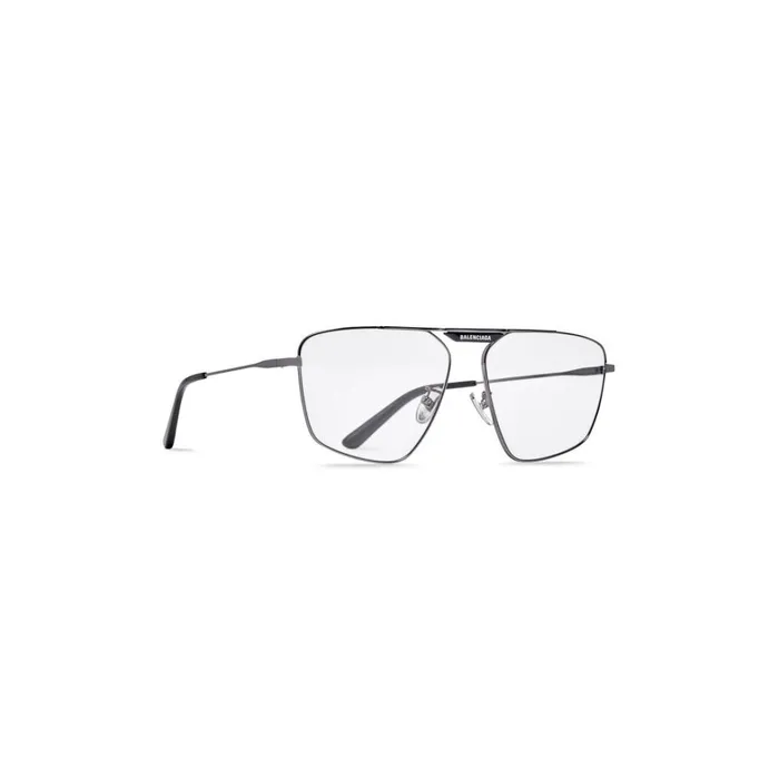 WomenMen Sunglasses Balenciaga Tag 20 Navigator Sunglasses In Dark Silver