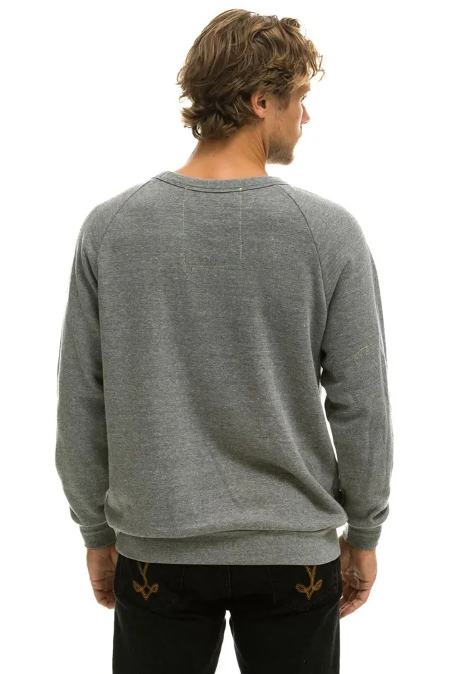 WomenMen Sweatshirts Aviator Nation Bolt Sweatshirt 8211 Heather Grey