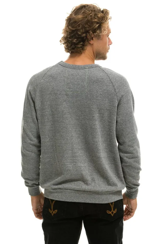 WomenMen Sweatshirts Aviator Nation Logo Sweatshirt 8211 Heather Grey