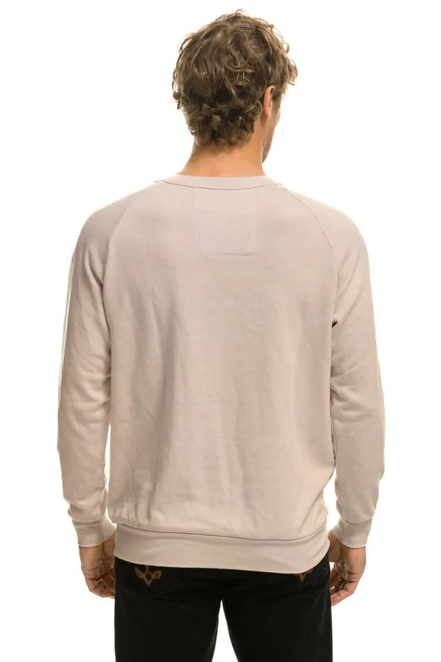 WomenMen Sweatshirts Aviator Nation Logo Sweatshirt 8211 Sand