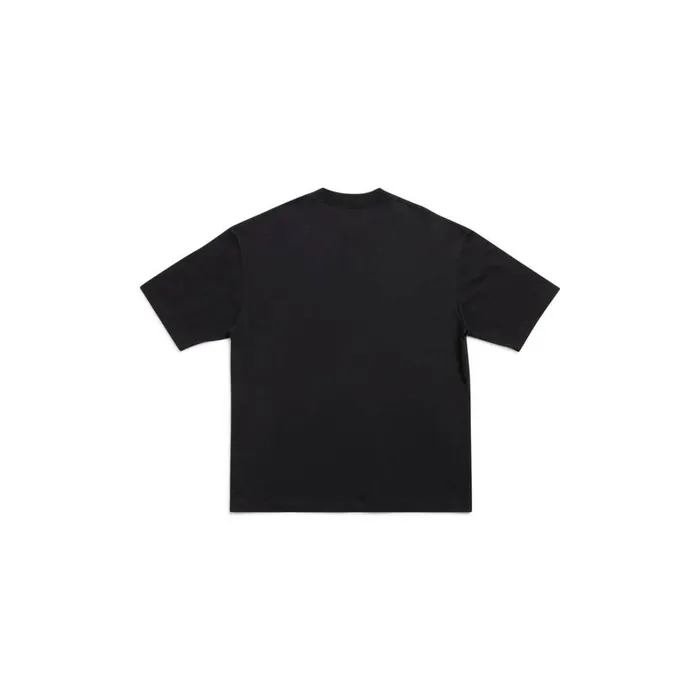 WomenMen Tshirts Balenciaga Mirror Balenciaga Tshirt Medium Fit In Black