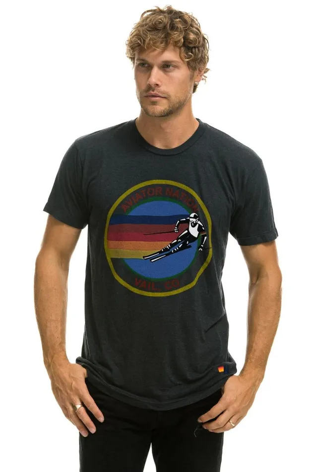 WomenMen Tees Aviator Nation Vail Tee 8211 Charcoal