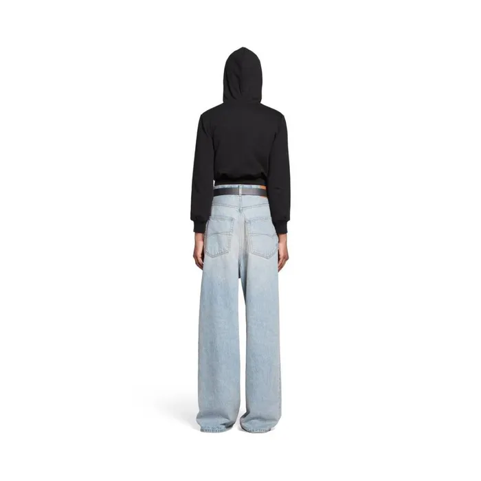 WomenMen Trousers Balenciaga Baggy Trousers In Light Blue
