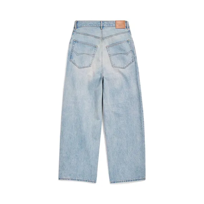 WomenMen Trousers Balenciaga Baggy Trousers In Light Blue