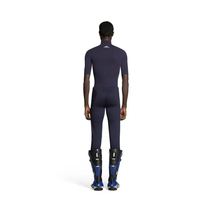 WomenMen Trousers Balenciaga Lowwaist Fitted Trousers In Navy Blue