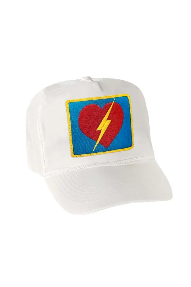 WomenMen Trucker Hats Aviator Nation Bolt Heart Vintage Nylon Trucker Hat