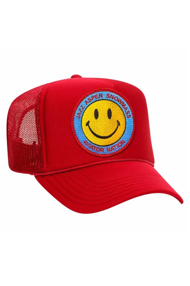 WomenMen Trucker Hats Aviator Nation Jazz Aspen Snowmass 2022 Trucker Hat