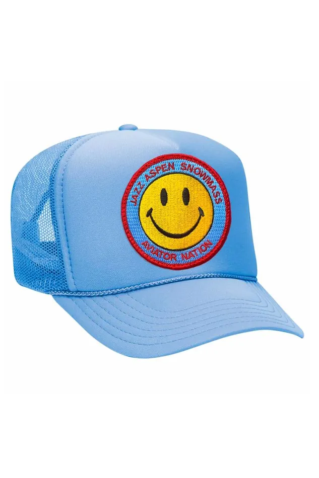 WomenMen Trucker Hats Aviator Nation Jazz Aspen Snowmass 2022 Trucker Hat
