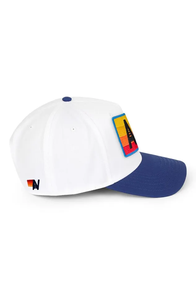 WomenMen Trucker Hats Aviator Nation Logo Rainbow 8211 Vintage Low Rise Twill Hat