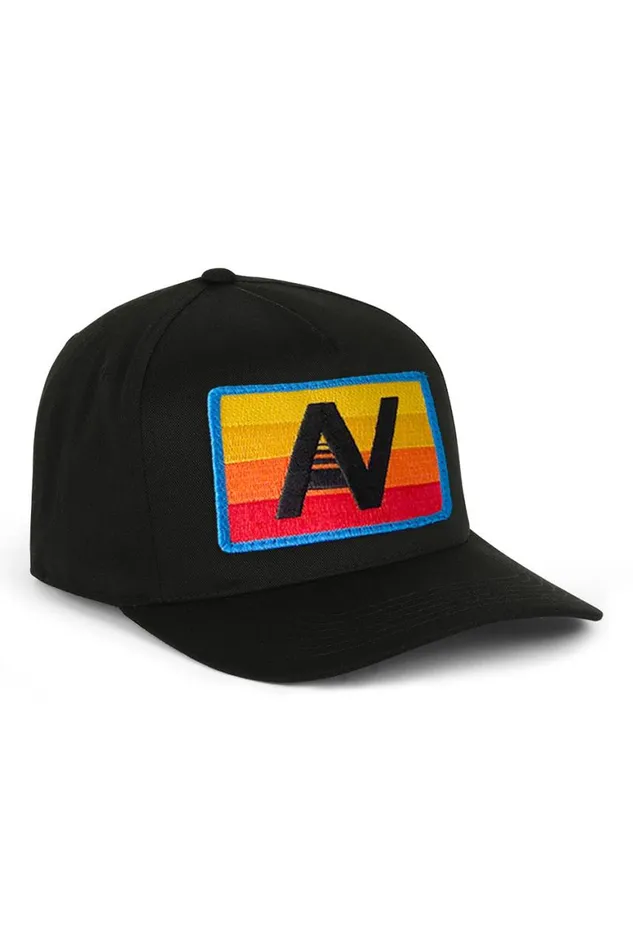 WomenMen Trucker Hats Aviator Nation Logo Rainbow 8211 Vintage Low Rise Twill Hat