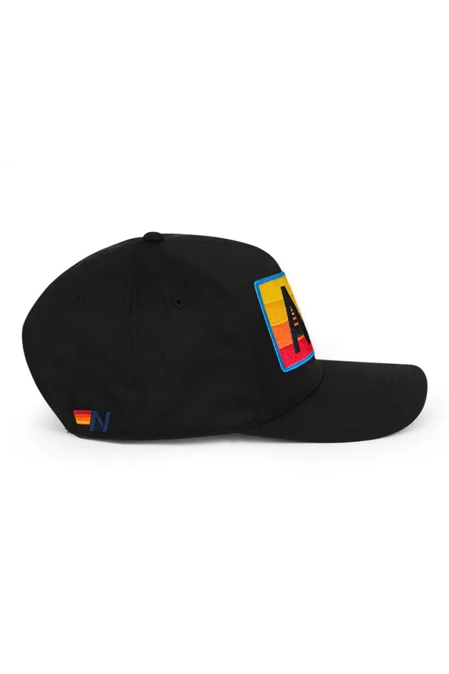 WomenMen Trucker Hats Aviator Nation Logo Rainbow 8211 Vintage Low Rise Twill Hat
