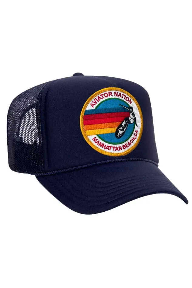 WomenMen Trucker Hats Aviator Nation Manhattan Beach Trucker Hat