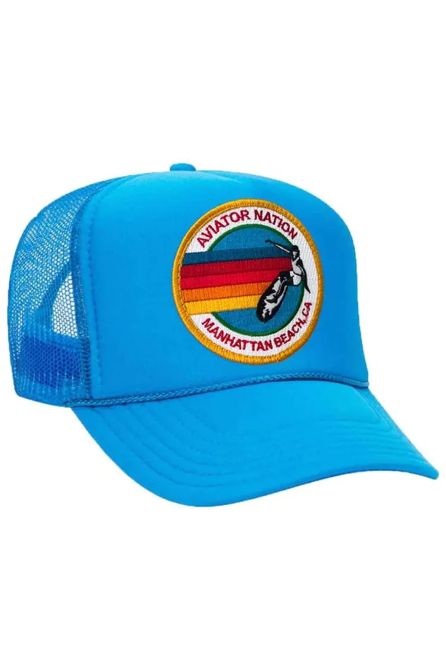WomenMen Trucker Hats Aviator Nation Manhattan Beach Trucker Hat