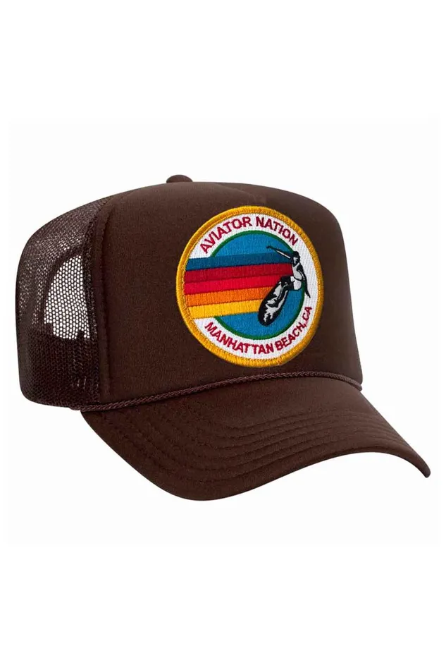 WomenMen Trucker Hats Aviator Nation Manhattan Beach Trucker Hat