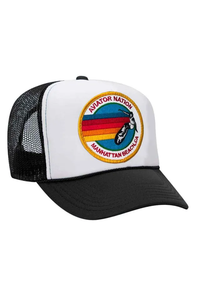 WomenMen Trucker Hats Aviator Nation Manhattan Beach Trucker Hat