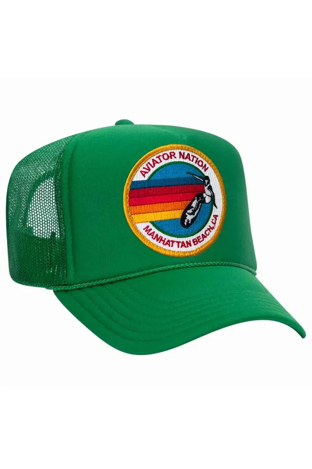 WomenMen Trucker Hats Aviator Nation Manhattan Beach Trucker Hat