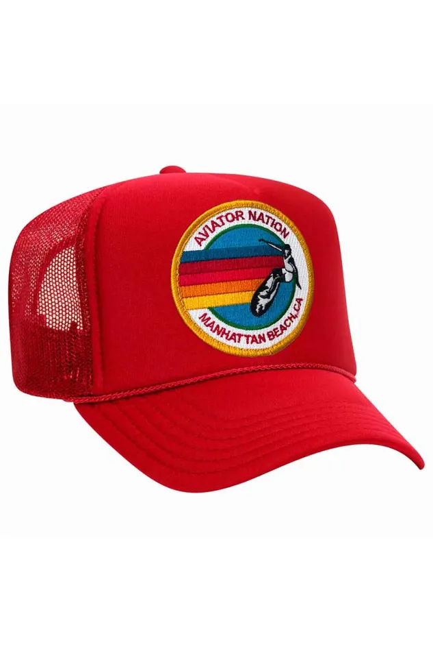 WomenMen Trucker Hats Aviator Nation Manhattan Beach Trucker Hat