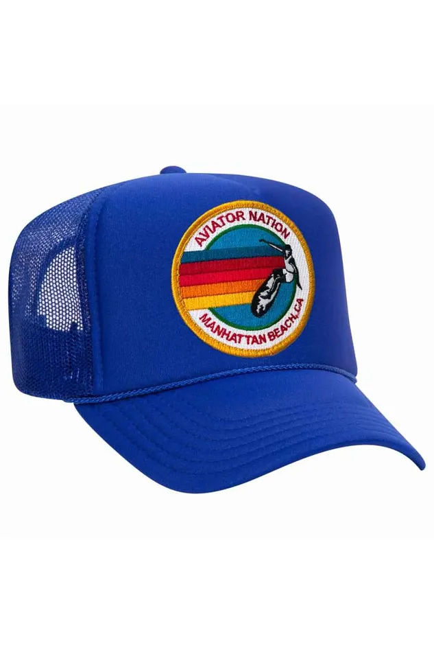 WomenMen Trucker Hats Aviator Nation Manhattan Beach Trucker Hat