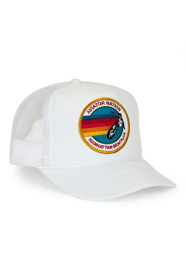WomenMen Trucker Hats Aviator Nation Manhattan Beach Trucker Hat