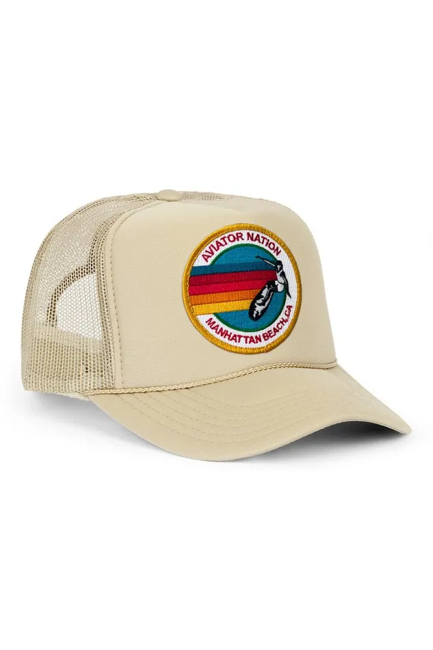 WomenMen Trucker Hats Aviator Nation Manhattan Beach Trucker Hat