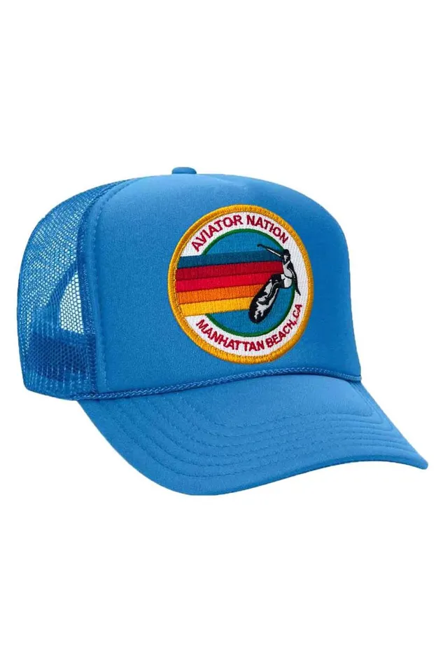WomenMen Trucker Hats Aviator Nation Manhattan Beach Trucker Hat