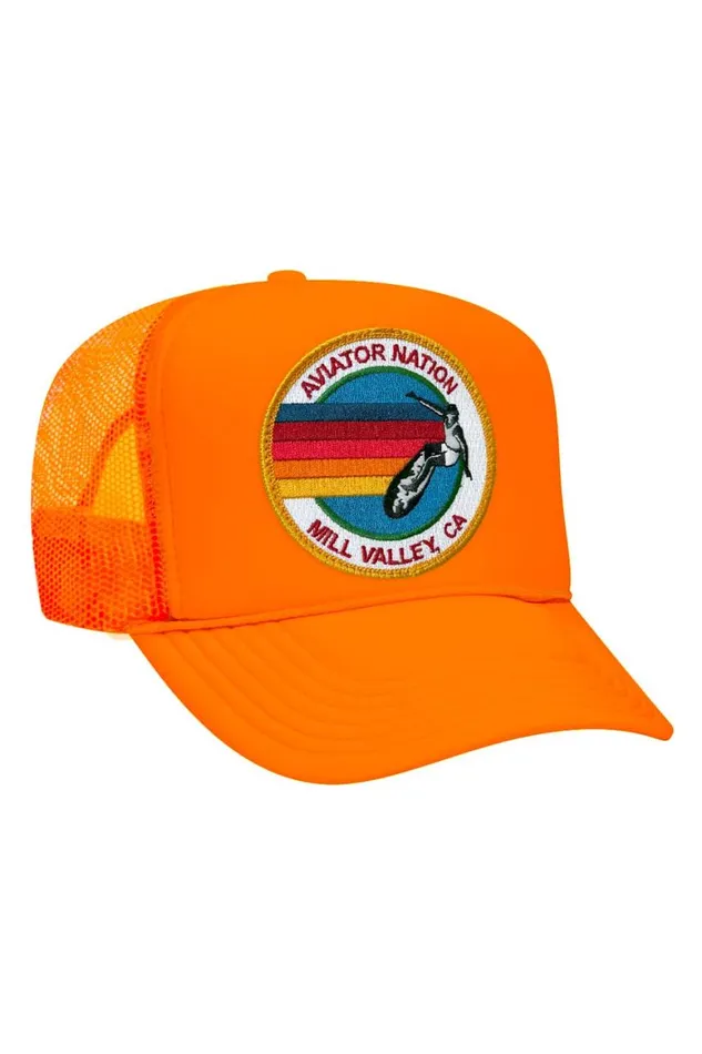 WomenMen Trucker Hats Aviator Nation Mill Valley Trucker Hat